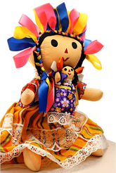 Muñeca poblana María y Citlalli